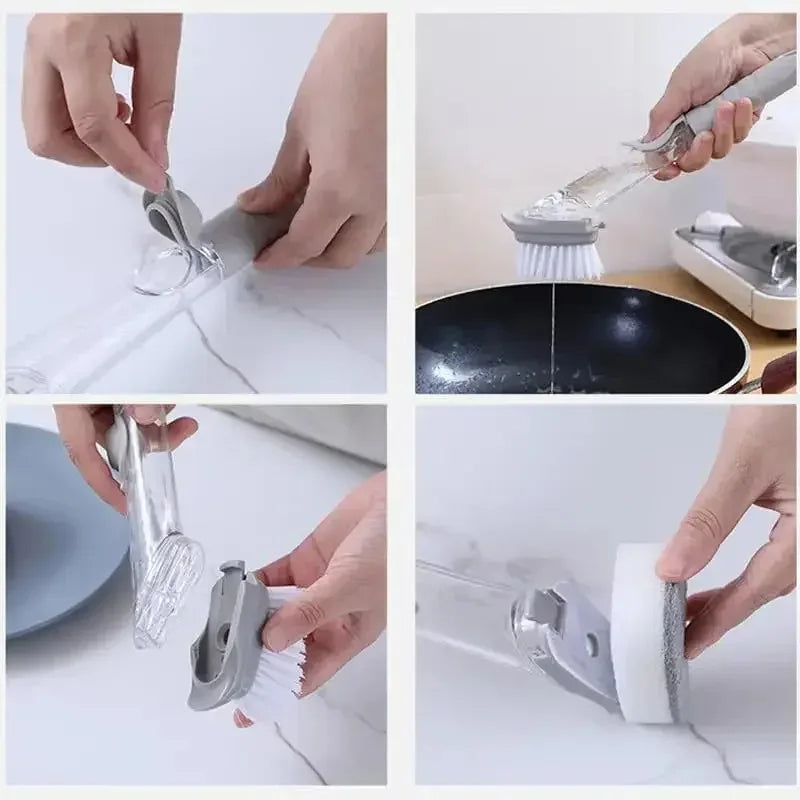CleanGrip Cepillo Inteligente con Dispensador