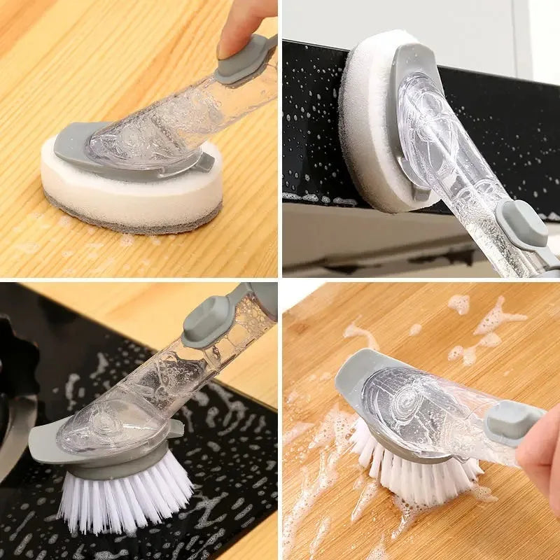 CleanGrip Cepillo Inteligente con Dispensador