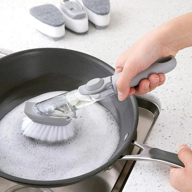 CleanGrip Cepillo Inteligente con Dispensador